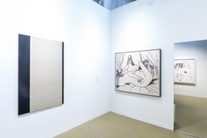 Yun Hyong-keun and George Condo, <a href='/art-galleries/simon-lee-gallery/' target='_blank'>Simon Lee Gallery</a>, Art Basel (13–16 June 2019). Courtesy Ocula. Photo: Charles Roussel.
